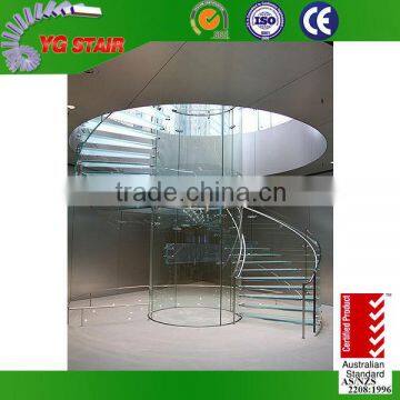 Outdoor Anti Slip Glass Stair Factory