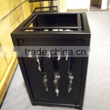 Home Appliance Floor Standing Whiskey Display Shelf Rack photo-2