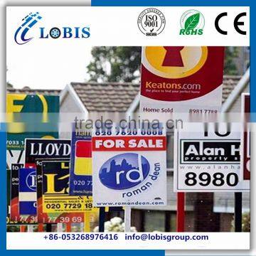 UV-Flatbed Sticker Colorful Advertising Correx Plastic Sign Board