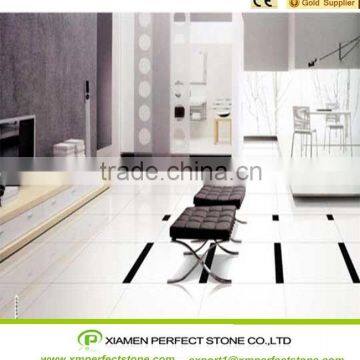 Snow White Cheap Marble Cut To Size For Home Marble Floor Design