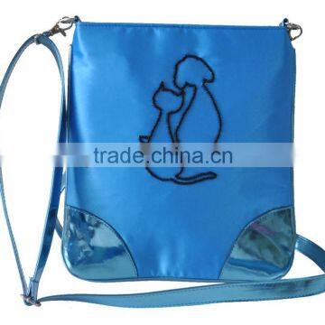 Beaded Handbag, Ladies Bag, Polyester Shoulder Bag, D681A120018