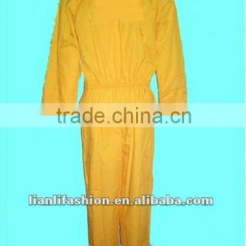 yellow high quality wholesale fashion Europe market TC coverall working cloth