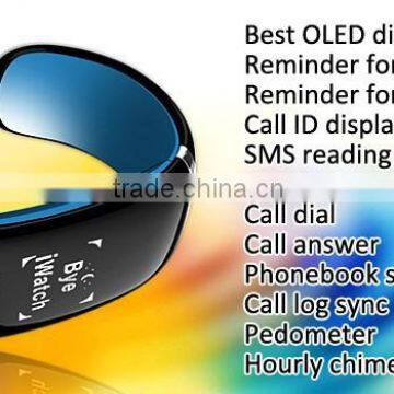 Fashion Cool High Quality Smart Wristband L12S OLED Bluetooth Bracelet Wrist Watch for IOS IPhone Samsung & Android Phones photo-4