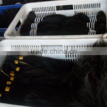 dyeable and thick 100% virgin peruvian hair extension