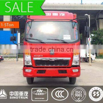 China Sinotruk HOWO 4*2 Mini Cargo Truck 1-5 Ton photo-2