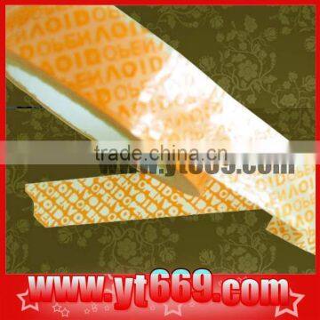 Anti-fake VOID hologram sticker