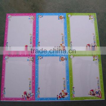 cartoon writing board steel sheet