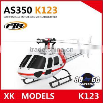 Wltoys XK K123 hottest rc helicopter 6CH 3D6G System brushless rc helicopter toys