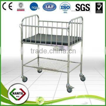 NFEC09 movable stainless steel baby bed