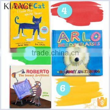 Cartoon Story Educational Art Paper Custom Printing English Learning Book for Kids photo-5