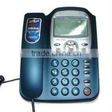 PBX Corded Telephone,Analog Phone, FSK/DTMF Caller ID Display.