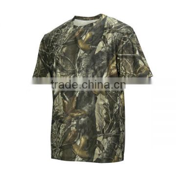 2015 Camo Hunting Latest Shirt Designs for Men Quick Dry Custom T-Shirt