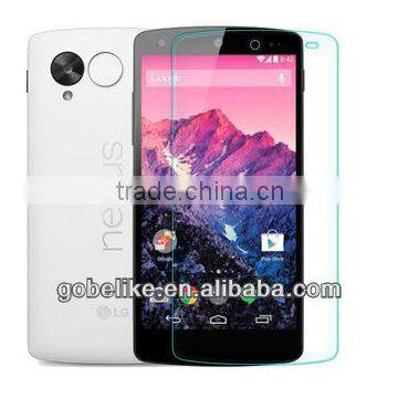9H hardness tempered glass screen protector for LG Nexus 5