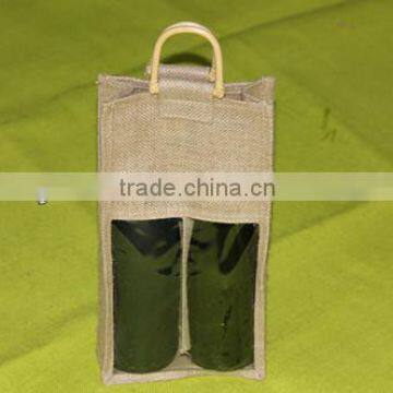 jute bag for wine