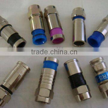 Hot Sale Inch Waterproof Compression RG-11/RG-6 F Connector