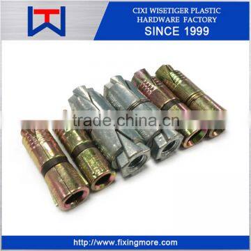 Zinc alloy double ground screw anchor