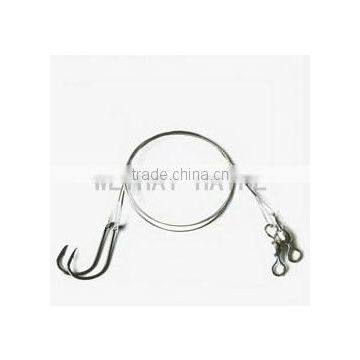 super strong wire leader rig 1x7 stainless steel lure trace with hook