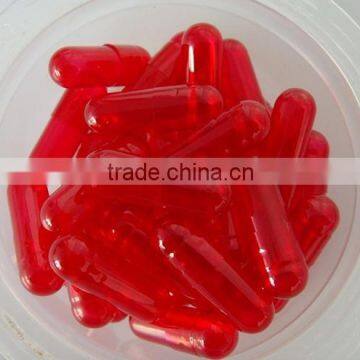 High quality hard gelatin colored blue printed empty capsules