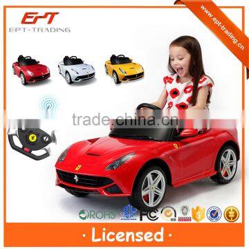 Crazy selling rastar electric car for kids to drive with licensed