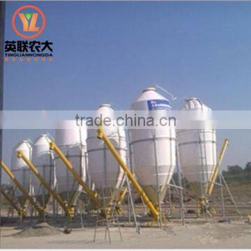 High quality fiberglass feed silo feed storage silo for broiler house chicken farm