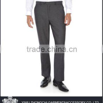 black suit jacket grey pants