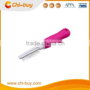 Chi-buy Pet Shedding Comb For Dog, Long and Short Dentes