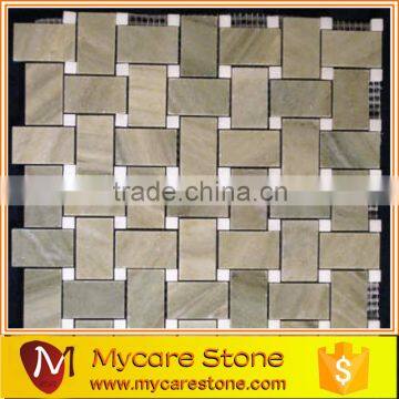 Natural Marble Mosaic Floor Carpet Tile photo-4