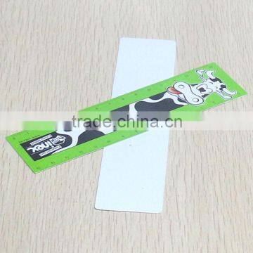 Customized promotion plastic pvc ruler , full printing flexible pvc straight ruler