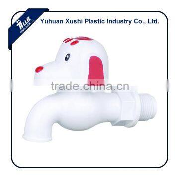 Plastic PVC Cartoon dog handle Faucet Tap