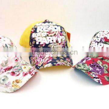 Wholesale retailer cap and hat manufacture flower cap