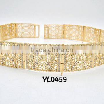 2016 last design wedding dress belt rhinestone belt diamond belt