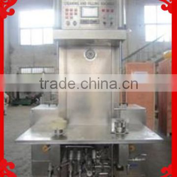 beer keg washer and filler in machine