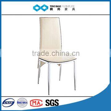 TB special offer high level crocodile beige pvc chair kitchen dining side chair