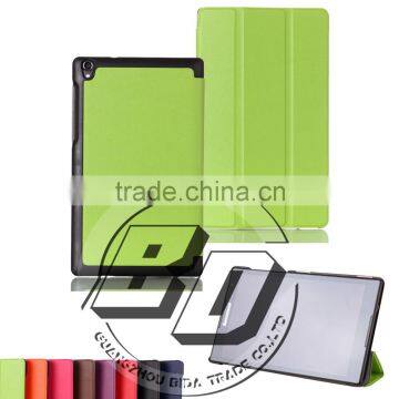 Wholesale Popular Threes Folding Leather Tablet Cover Flip Silk Print Case For Lenovo S8-50 fast delivery