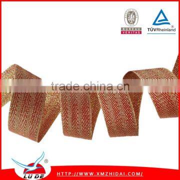 Direct Factory Sale Metallic Glitter Band Gold Ribbon Diy Gift Wrapping Tape