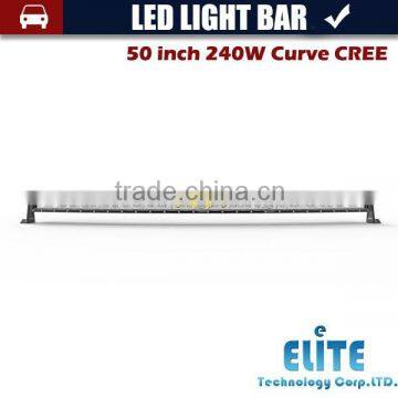 50inch Curved LED Light Bar 240w/288w for Off road Car Accessories offroad 50 inch LED Light Bar