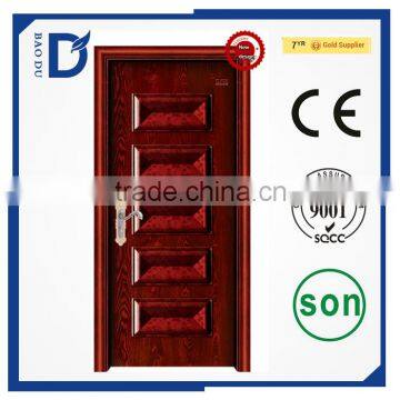 Latest Design Steel Wooden Interior Room Door