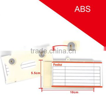 Good Quality ABS With Magnetic Information Card Holder