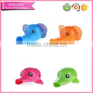 Cute animal design BPA free plastic kids water faucet extender