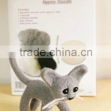 2016new Fashion Needle Felting Kit Felting Wool for Cat photo-2