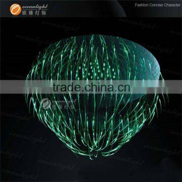 2015 Best popular pepper shape led fiber optic lights with Remote controller twinkle color