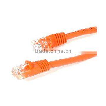 StarTech.com 15 ft Cat5e Orange Snagless Crossover RJ45 UTP Cat5e Patch Cable 15ft Patch Cord