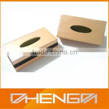High quality customized made-in-china PU tissue Box for office(ZDH10-072)