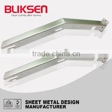 Galvanized steel banding mounting square tube brackets