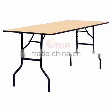 Foldable 18mm Plywood Rectangle Wedding Table