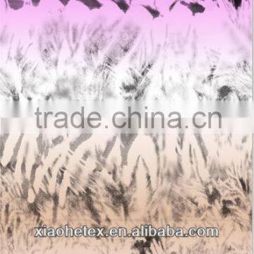 chiffon 100%polyester fabric with printing