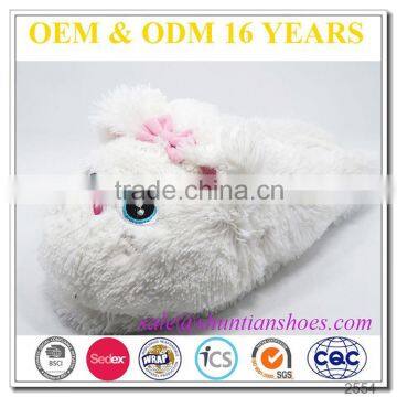 Direct Manufacturer White Cute Cartoon Animal Indoor Slipper wholesale