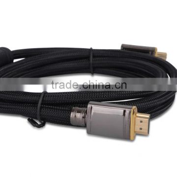 5M Nylon net HDMI cable with metal shell