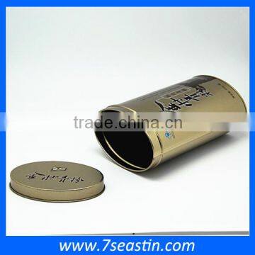 Paint Tin Cans With Oval Shape For Tea Packaging photo-2