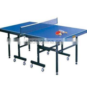 15/18/25mm single folding international sporting indoor table tennis table